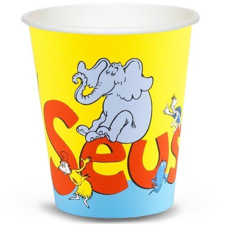 BIRTHDAY EXPRESS Birthday Express 234970 9 oz Dr. Seuss Paper Cups - 8 Piece 234970